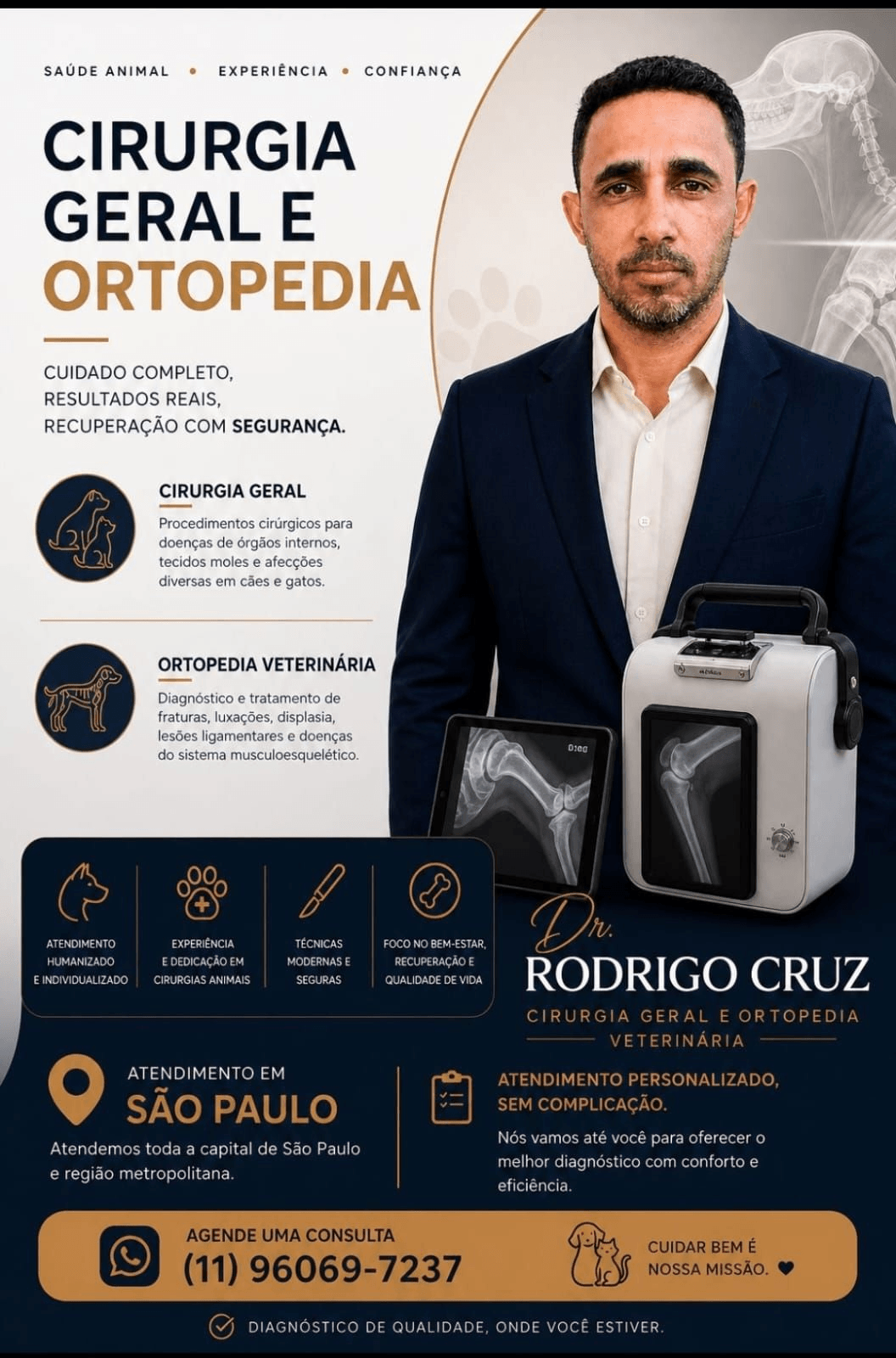 Dr. Rodrigo Cruz - Ortopedista Veterinário
